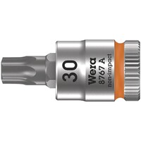 Wera 差込角1/4DR 手動・工作機械作業用トルクスビットソケット 差込サイズTX30 全長28mm
