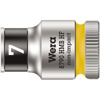 Wera 差込角3/8DR 保持機能付き ZYKLOPソケット 六角差込サイズ7mm 全長29mm