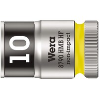 Wera 差込角3/8DR 保持機能付き ZYKLOPソケット 六角差込サイズ10mm 全長29mm
