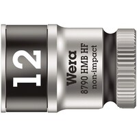 Wera 差込角3/8DR 保持機能付き ZYKLOPソケット 六角差込サイズ12mm 全長29mm