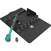 Wera 11点組 差込角3/8DR コンフォートラチェットセット スタイルボックス入り