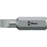 Wera 差込6.35mm マイナスビット サイズ0.5x3mm 軸径3mm 全長25mm