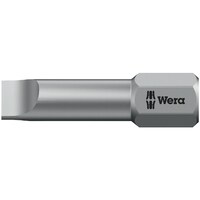 Wera 差込6.35mm マイナスビット サイズ1.0x5.5mm 軸径5.5mm 全長25mm