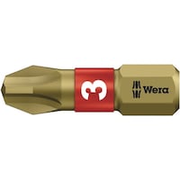 Wera BiTorsion プラスドライバービット 刃先サイズPH3 全長25mm
