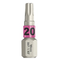 Wera トルクス内ネジ用 ドライバービット 差込6.35mm 刃先サイズTX20 全長25mm