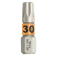 Wera トルクス内ネジ用 ドライバービット 差込6.35mm 刃先サイズTX30 全長25mm