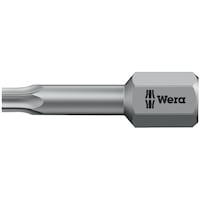Wera TORSION トルクスネジ用 ドライバービット トーションビット設計 刃先サイズ6.35mm 刃先サイズTX15 全長25mm