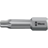 Wera TORSION トルクスネジ用 ドライバービット トーションビット設計 刃先サイズ6.35mm 刃先サイズTX20 全長25mm