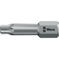 Wera TORSION トルクスネジ用 ドライバービット トーションビット設計 刃先サイズ6.35mm 刃先サイズTX27 全長25mm
