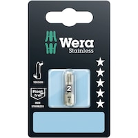 Wera TORSION ステンレス製 ポジドライブネジ用 ドライバービット 差込6.35mm 刃先サイズPZ2 全長25mm