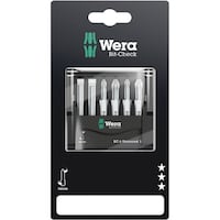 Wera 6点組 ビットチェック ビットセット#1 差込6.35mm プラス・ポジ・マイナス