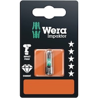 Wera ダイヤモンドコーティング トルクスねじ用 インパクトドライバービット 差込6.35mm 刃先サイズTX25 全長25mm