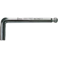 Wera HexPlus ボールポイント付 L型六角棒レンチ 刃先サイズ2.0mm 全長56mm