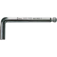 Wera HexPlus ボールポイント付 L型六角棒レンチ 刃先サイズ5.0mm 全長90mm