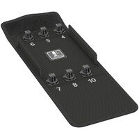 Wera ラチェットレンチZyklop・1/2DRソケット向け ツール収納ケース 152×159×45mm