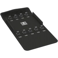 Wera ラチェットレンチZyklop・1/2DRトルクスソケット向け ツール収納ケース 212×153×35mm