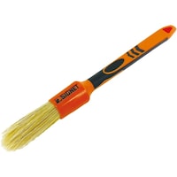 SIGNET 滑り止めグリップ搭載 猪毛ボアーズ洗車ブラシ ペン型 Sサイズ ディテールブラシ 革製品・デリケート部位の細部清掃に最適