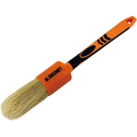 SIGNET 滑り止めグリップ搭載 猪毛ボアーズ洗車ブラシ ペン型 Lサイズ ディテールブラシ 革製品・デリケート部位の細部清掃に最適