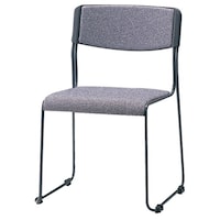 サンケイ 会議いす ループスタッキングチェア グレー CM371MYGY1 1脚 【メーカー直送/車上渡し】