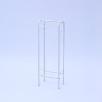 山善 【送料込】YAMAZEN かばん収納ラック 奥行20cm 棚付き S字フック4本付 全体耐荷重35kg マットホワイト BBR30(MWH)【メーカー直送/軒先渡し】