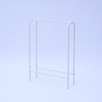 山善 【送料込】YAMAZEN かばん収納ラック 奥行20cm 棚付き S字フック4本付 全体耐荷重35kg マットホワイト BBR60(MWH)【メーカー直送/軒先渡し】