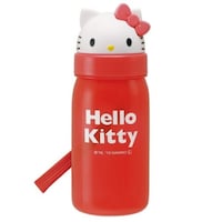 スケーター 水筒 350ml ダイカットストローボトル ハローキティ