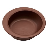 スケーター ボウル 15cm すくいやすい 木製風 介護 食器 プラスチック製 バイオマス 日本製 ブラウン