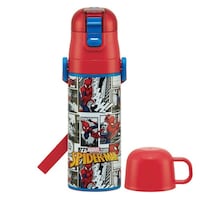 スケーター 水筒 470ml 超軽量2WAYステンレスボトル スパイダーマン25