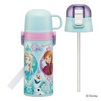 スケーター 水筒 400ml 350ml 子供用2WAYボトル アナと雪の女王25