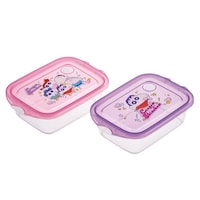 スケーター 弁当箱 500ml 2個セット 抗菌シールボックスM2P クレしん25
