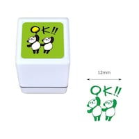 こどものかお パンダミニ浸透印/OK 0543017×10