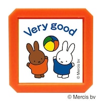 こどものかお ブルーナ浸透印SQ/ミッフィー・Very good×6