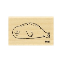 こどものかお Nアイラブスタンプ/日向ぼっこアザラシ×8