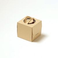 サガシキ ケーキ箱 エコクラフトデコ箱3号 H110