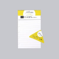 ナガハシ印刷 ミニ6穴システム手帳リフィル いいかげんリフィル M6 なつみかん(よこ罫) 360440×10