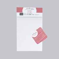 ナガハシ印刷 ミニ6穴システム手帳リフィル いいかげんリフィル M6 いちご(方眼) 360549×10