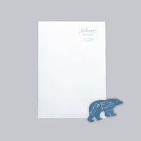 ナガハシ印刷 ノート いいかげんノート A5 どうぶつえん しろくま(方眼) 360938×10