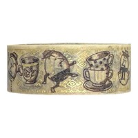 シール堂 マスキングテープ 不思議なアリス Humpty dumpty ksdt10270×10