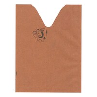 星野 【業務用】桃用果実袋 赤べこ V切 ホットメルト付 止有 552071 1ケース(5000枚入)