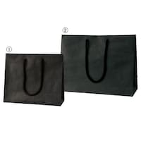 店研創意(ストア・エキスプレス) 手提げ紙袋 ブラック 26×10×22 入数10枚 6131321 1セット