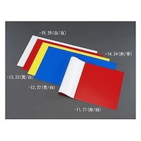 ニチレイマグネット 250x300x1.0mm 両面カラーマグネットシート(赤/青) EA781BS24 1枚