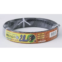 朝日電器 ビニールコード10m ブラック VFF210H(BK) 1個