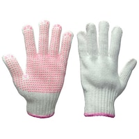 富士手袋工業 レディすべり止手袋 女性用すべり止軍手 白 5双入×10袋 72 1箱