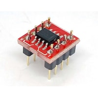 OPA828 高性能オペアンプ DUALDIP化済モジュール OPA828IDDIPX2 1個