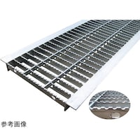 ノンスリップ型U字溝用グレーチング