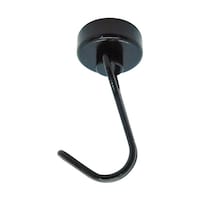 ピーアンドエス ネオジウム磁石フック黒(5個組、20Φmm、耐荷重約15kg) MAGNETHKD20B5 1箱