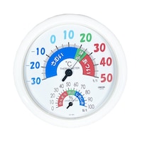 CRECER アナログ温湿度計 CR380W 1個