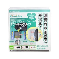 エムエーパッケージング レンジフードフィルター ダブルキャッチタイプ ホワイト 34×30.5cm 4枚入 1個