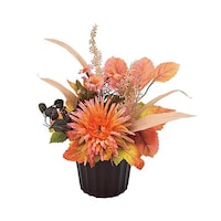 アズワン オータムデイジーポット高さ28cm(造花)571371 1個