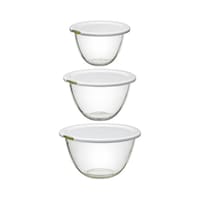 HARIO 耐熱ガラス製ボウル 3個セット 電子レンジ対応 食洗機対応 MXPF4904W 1セット